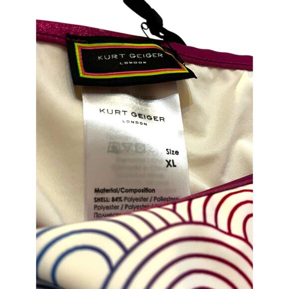 Kurt Geiger London Southbank String Bikini Cheeky Bottoms, Rainbow | Womens XL - Picture 7 of 15